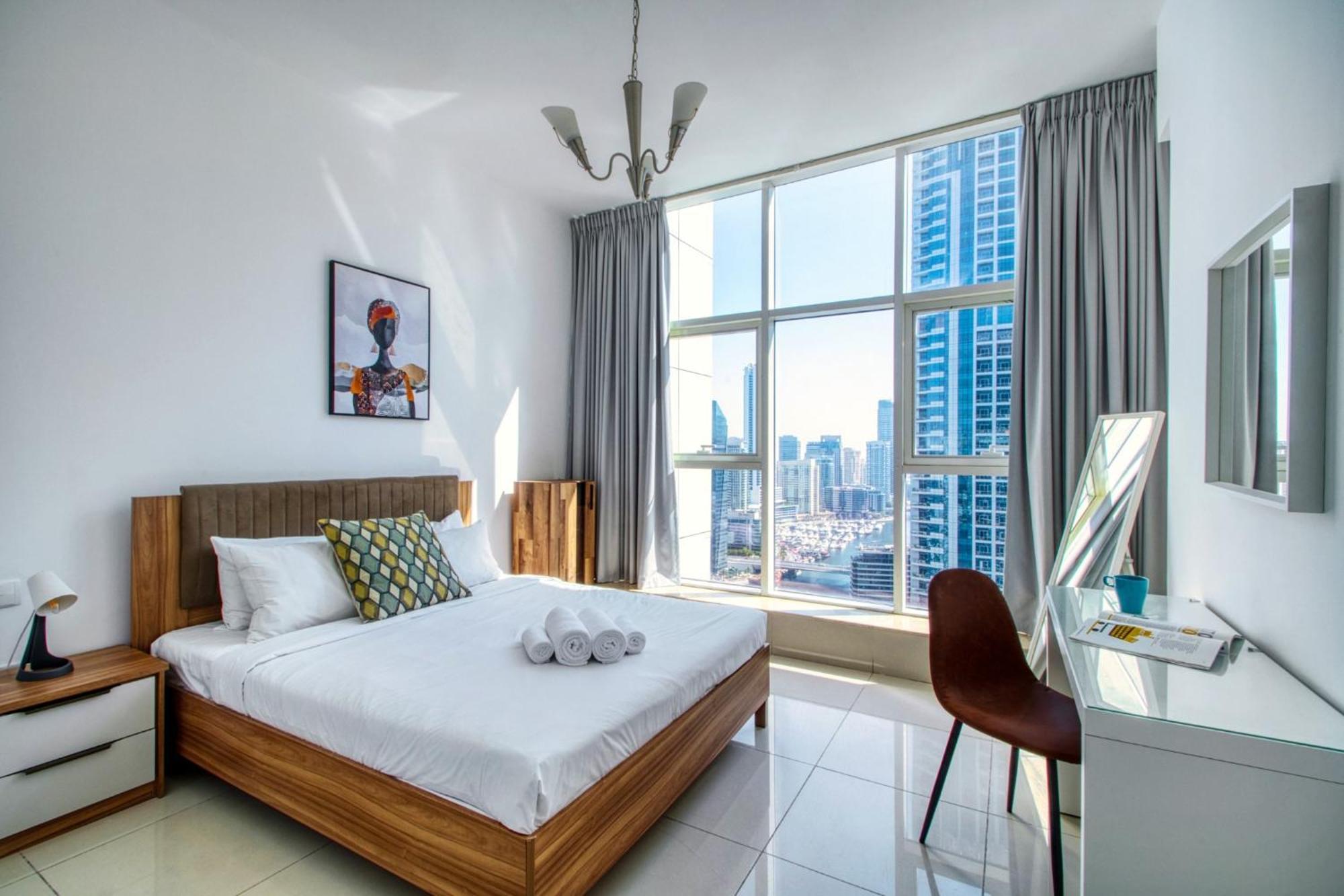 Ferienwohnung Iconic 2Br With Marina Views Dubai Exterior foto