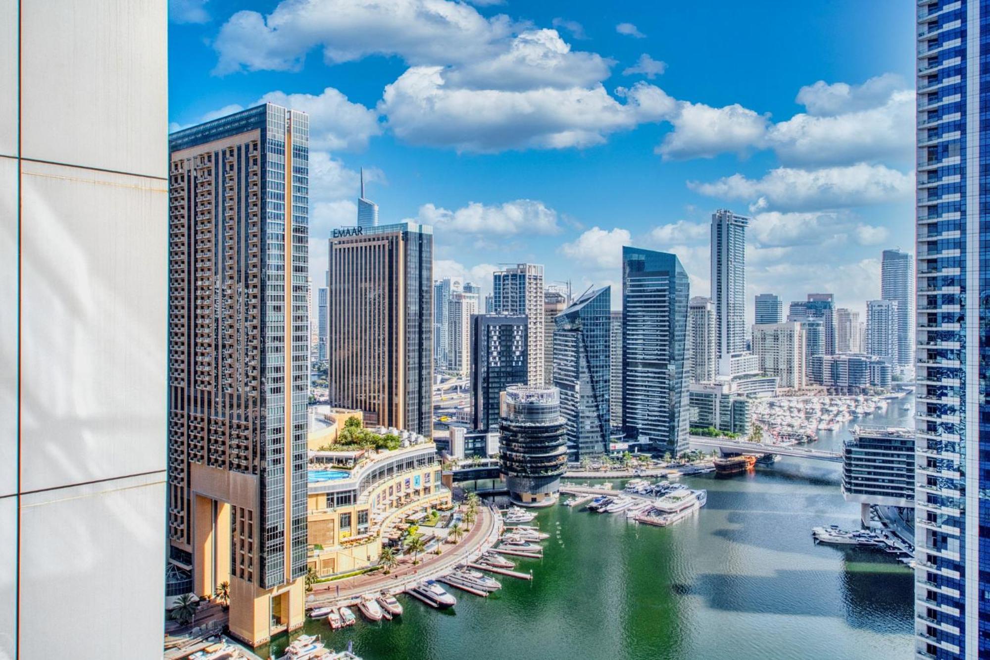 Ferienwohnung Iconic 2Br With Marina Views Dubai Exterior foto