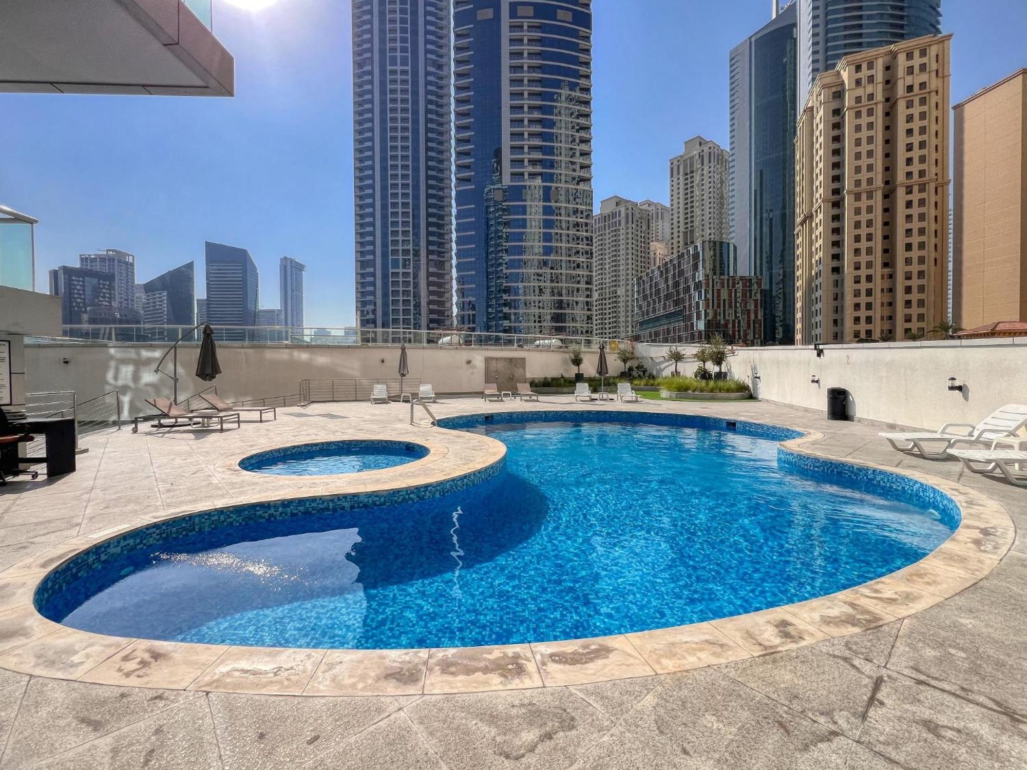 Ferienwohnung Iconic 2Br With Marina Views Dubai Exterior foto
